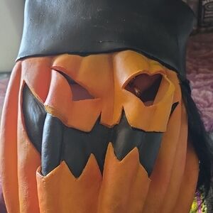 Kids Pumpkin Halloween Costume Mask 1996 Y2k